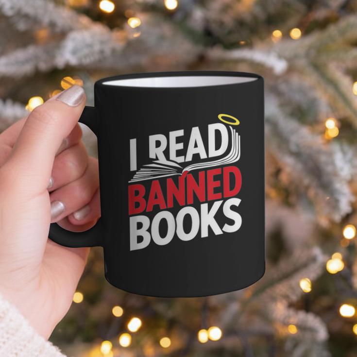 I Read Banned Books Defiant And Bold Graphic Print Coffee Mug