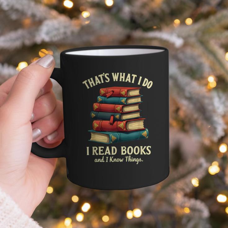I Read Books Bookworm Halloween Graphic Print Coffee Mug