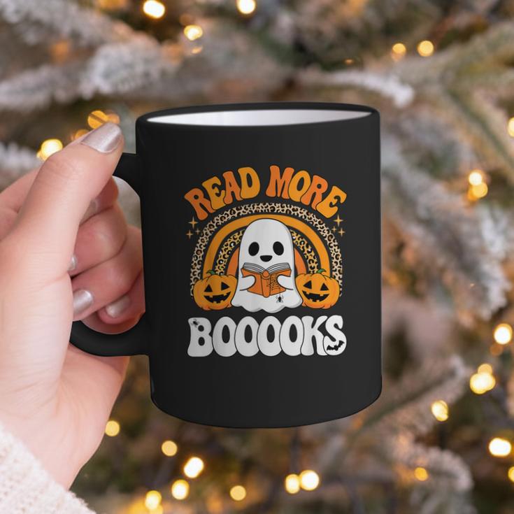 Read More Books Booooks Ghost Pumpkin Cute Teacher Halloween Graphic Print Coffee Mug