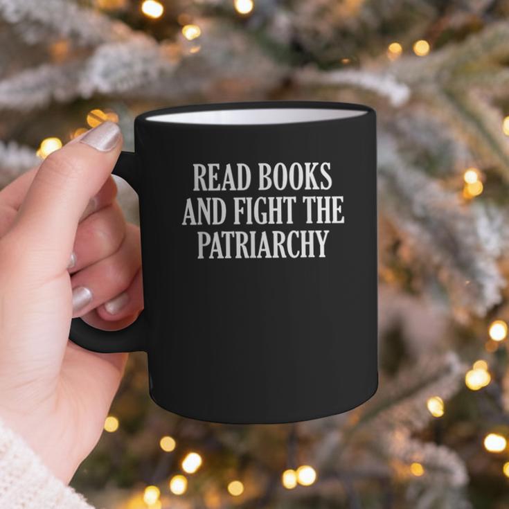 Read Books And Fight The Patriarchy Graphic Print Coffee Mug Read Books And Fight The Patriarchy Graphic Print Coffee Mug