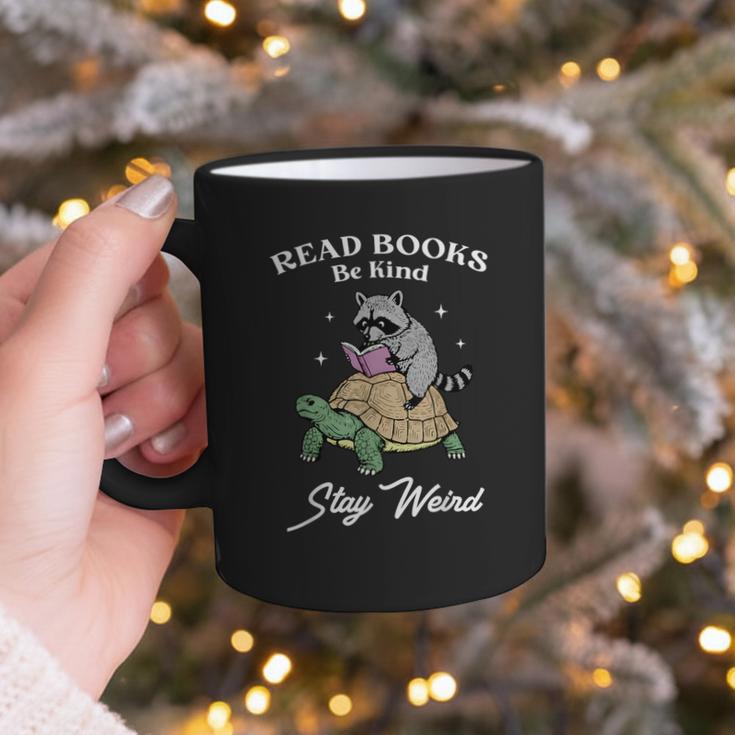 Read Books Be Kind Stay Weird Graphic Print Coffee Mug