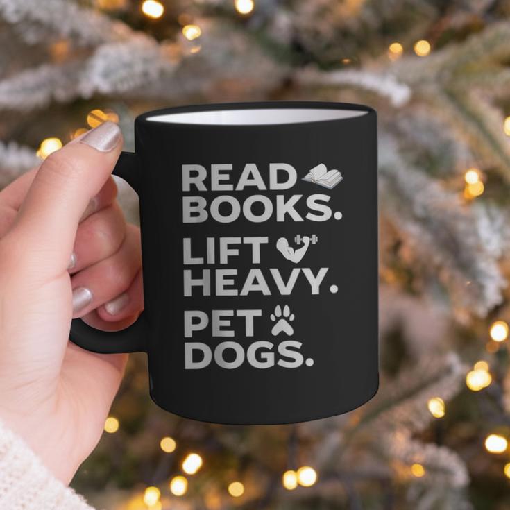 Read Books Lift Heavy Pet Dogs Graphic Print Coffee Mug