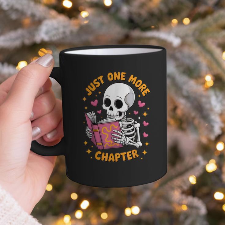 Read Books Lover Bookworm Cute Reading Just One More Chapter Graphic Print Coffee Mug
