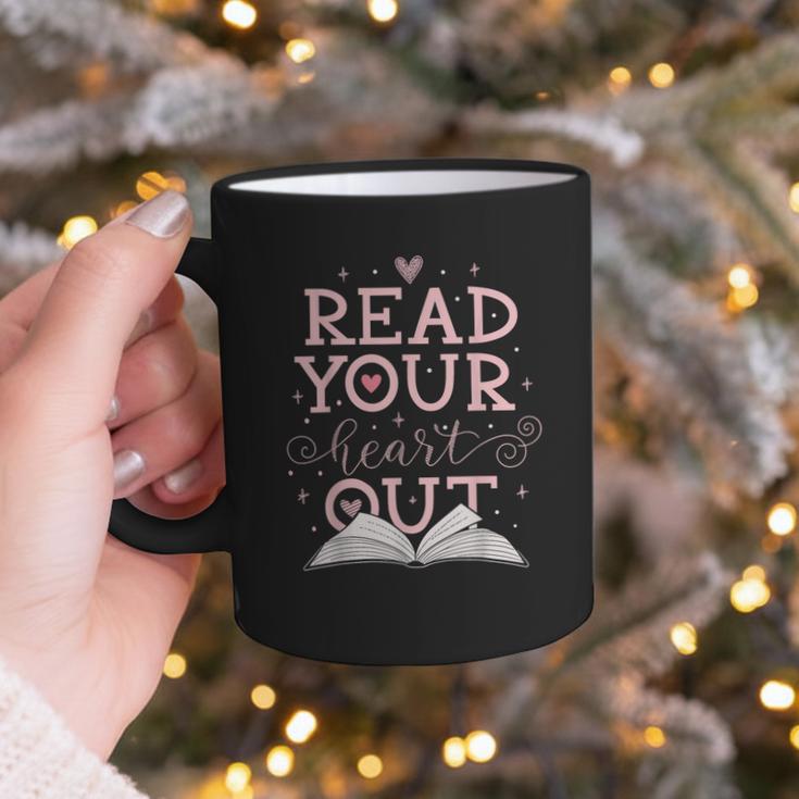 Read Your Heart Out Book Adventures In Pages Graphic Print Coffee Mug