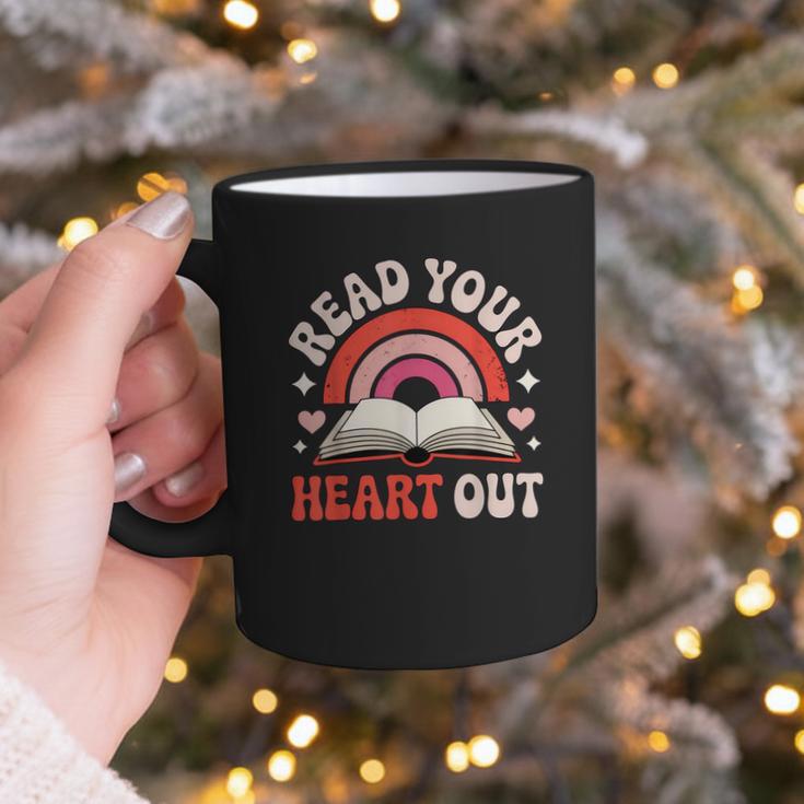Read Your Heart Out Book Lovers Emotional Fall Vibes Graphic Print Coffee Mug