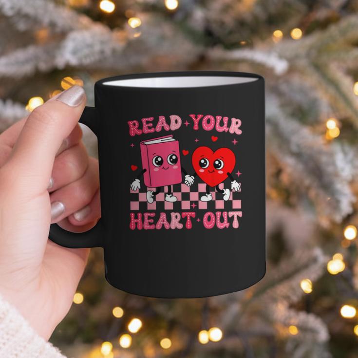 Read Your Heart Out Cute Reading Book Lover Graphic Print Coffee Mug Read Your Heart Out Cute Reading Book Lover Graphic Print Coffee Mug