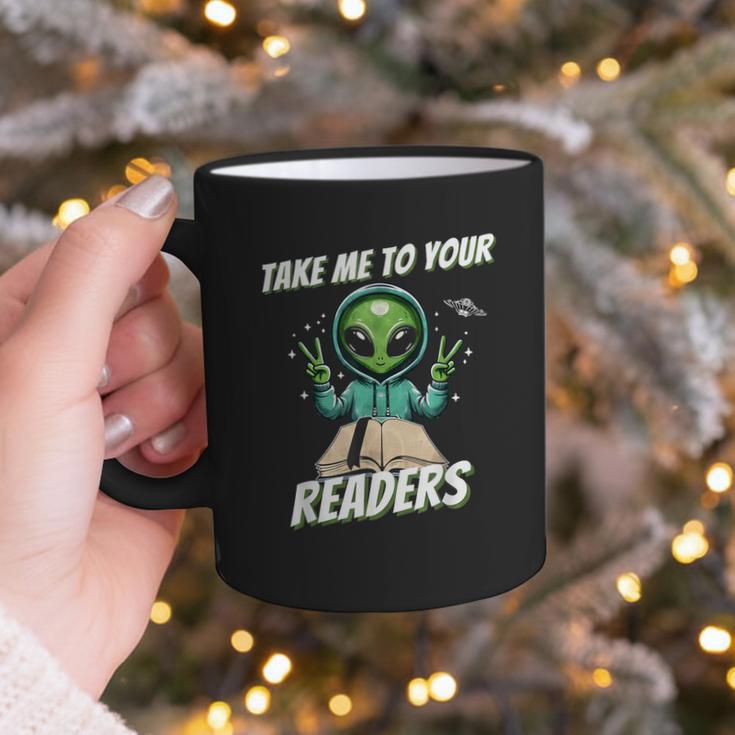 Take Me To Your Readers Across America Read More Books Graphic Print Coffee Mug