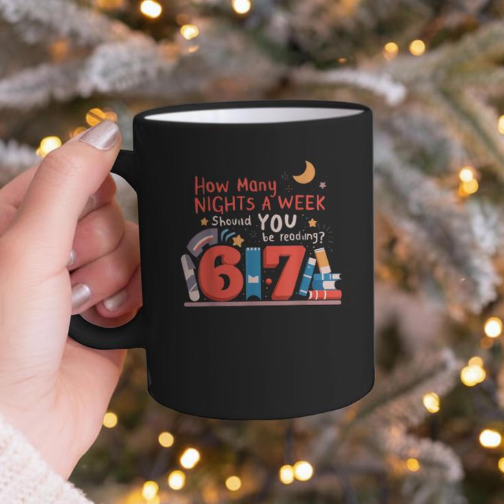 Reading 67 Meme English Teacher 67 Book Lover Humor Graphic Print Coffee Mug