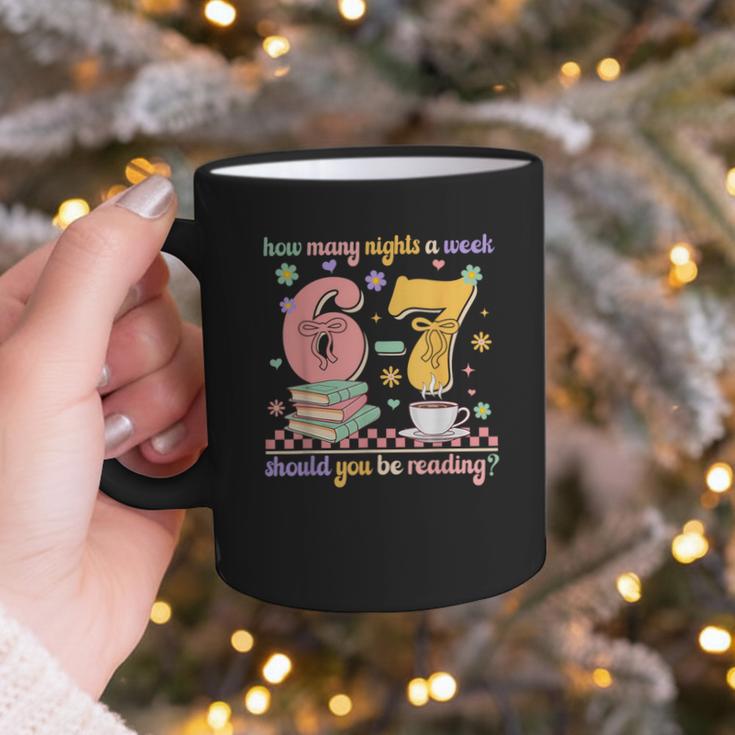 Reading 67 Teacher Six Seven Reading 6 7 Book Lover Graphic Print Coffee Mug Reading 67 Teacher Six Seven Reading 6 7 Book Lover Graphic Print Coffee Mug