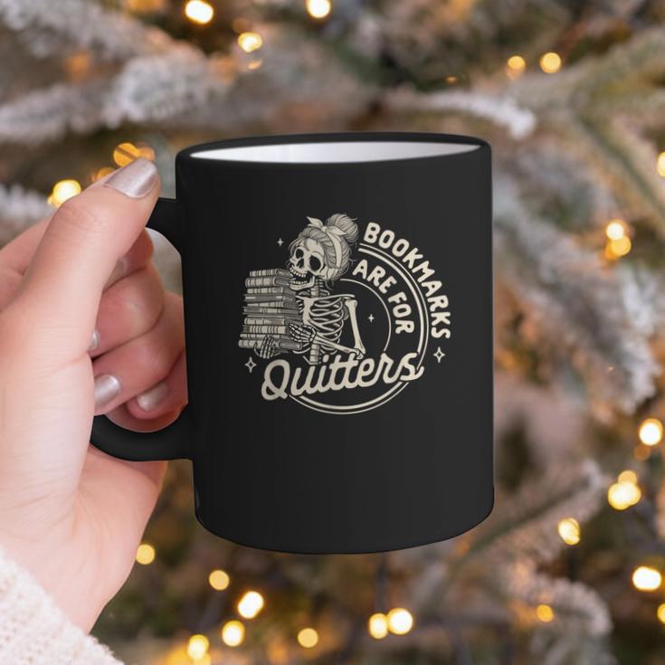 Reading Book Bookish Book Club Bookmarks Are For Quitters Graphic Print Coffee Mug Reading Book Bookish Book Club Bookmarks Are For Quitters Graphic Print Coffee Mug