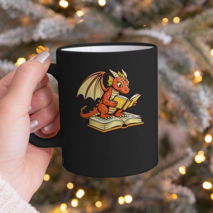 Reading Dragon Book Lover Bookworm Reader Graphic Print Coffee Mug Reading Dragon Book Lover Bookworm Reader Graphic Print Coffee Mug