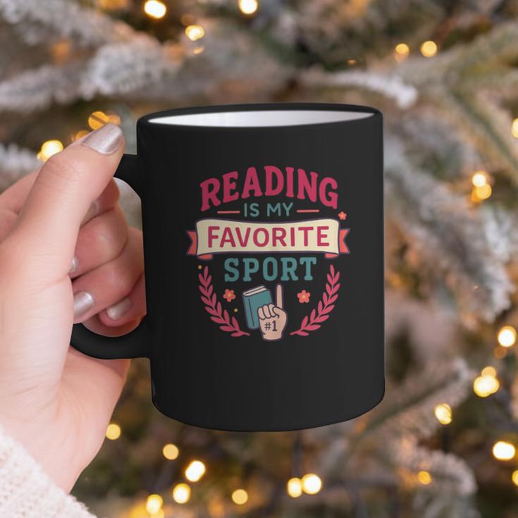 Reading Is My Favorite Sport Book Lover Keepsake For Women Graphic Print Coffee Mug Reading Is My Favorite Sport Book Lover Keepsake For Women Graphic Print Coffee Mug