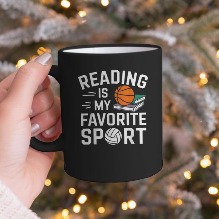 Reading Is My Favorite Sport Reading Book Lover Reader Graphic Print Coffee Mug