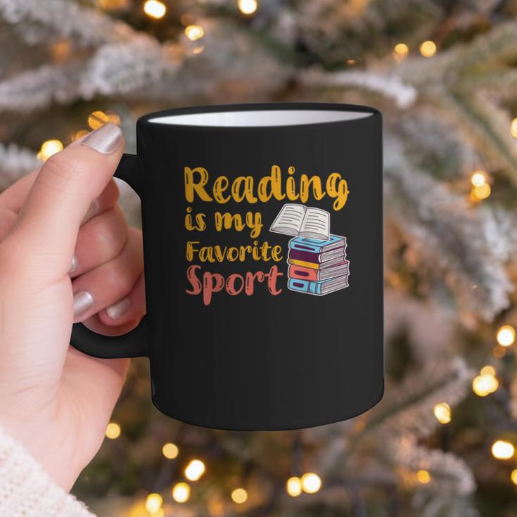 Reading Is My Favorite Sport Book Lovers Graphic Print Coffee Mug Reading Is My Favorite Sport Book Lovers Graphic Print Coffee Mug
