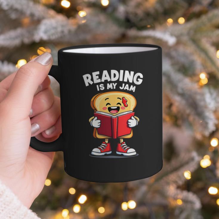 Reading Is My Jam I Love To Read Books Graphic Print Coffee Mug