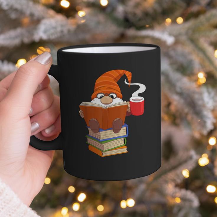 Reading Lover Book Graphic Gnome Graphic Print Coffee Mug