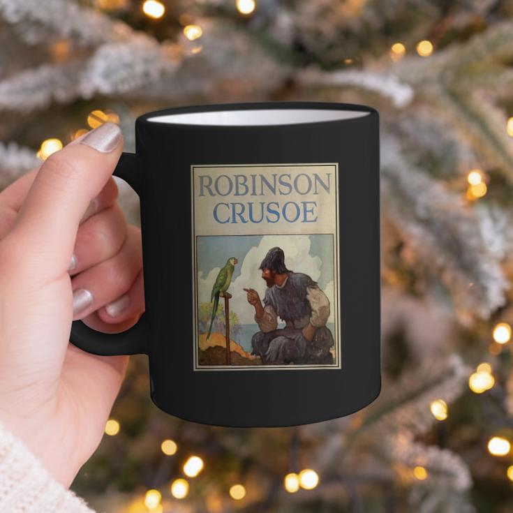 Robinson Crusoe Book Cover 1920 Graphic Print Coffee Mug