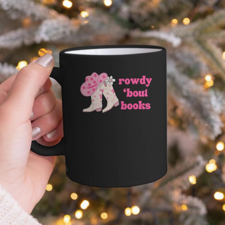 Rowdy 'Bout Books Cowboy Lovers Graphic Print Coffee Mug