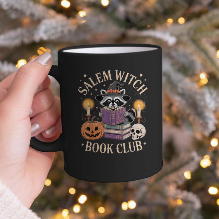 Salem Witch Book Club Bookish Halloween Raccoon Witchcraft Graphic Print Coffee Mug Salem Witch Book Club Bookish Halloween Raccoon Witchcraft Graphic Print Coffee Mug