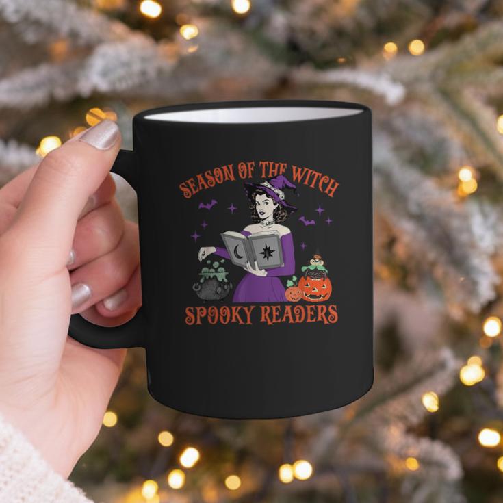 Season Of The Witch Spooky Readers Spell Book Hallowen Graphic Print Coffee Mug