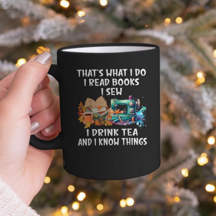 Sewing Reading Books Drinking Tea Sew Sewist Graphic Print Coffee Mug Sewing Reading Books Drinking Tea Sew Sewist Graphic Print Coffee Mug