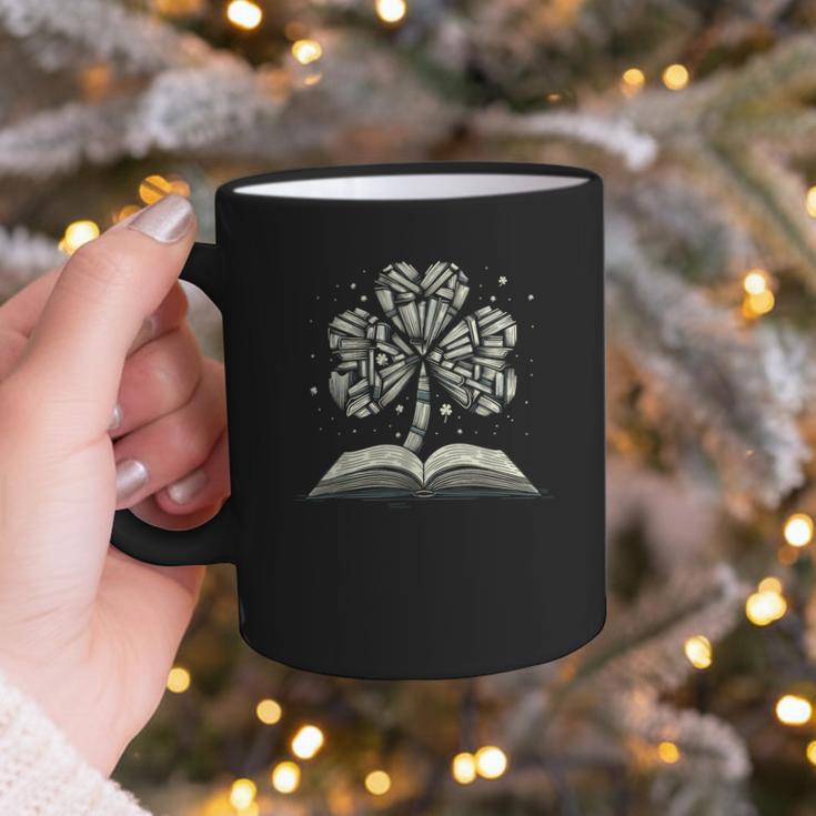 Shamrock Books St Patricks Day Bookworm Librarian Graphic Print Coffee Mug Shamrock Books St Patricks Day Bookworm Librarian Graphic Print Coffee Mug