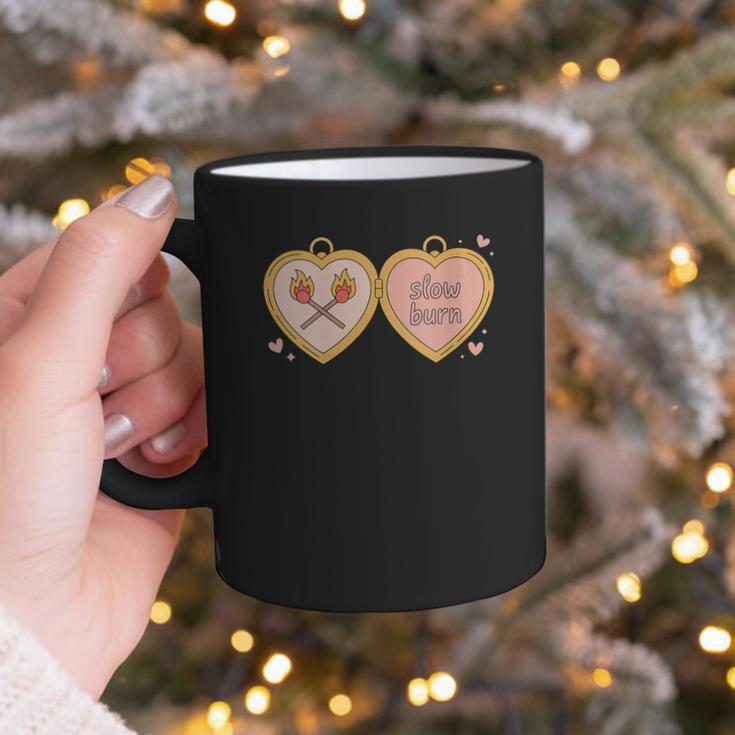 Slow Burn Romance Book Lover Tee Graphic Print Coffee Mug