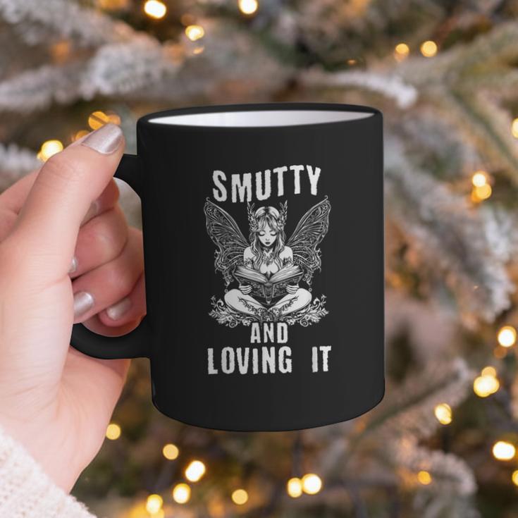Smutty And Loving It Dark Fantasy Spicy Book Lover Graphic Print Coffee Mug Smutty And Loving It Dark Fantasy Spicy Book Lover Graphic Print Coffee Mug
