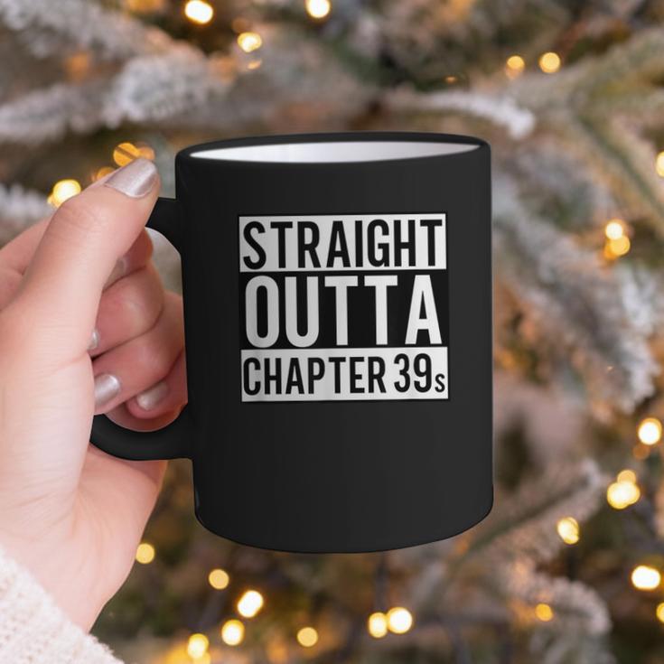 Straight Outta Chapter 39 Cute Book Lover Reader Graphic Print Coffee Mug