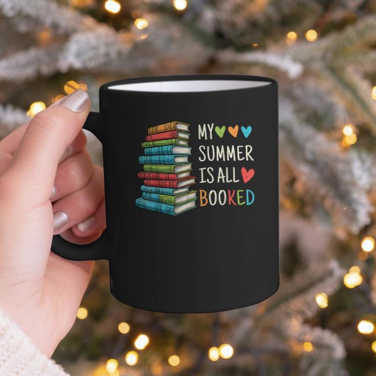 My Summer Is All Booked Book Reading Book Lover Graphic Print Coffee Mug