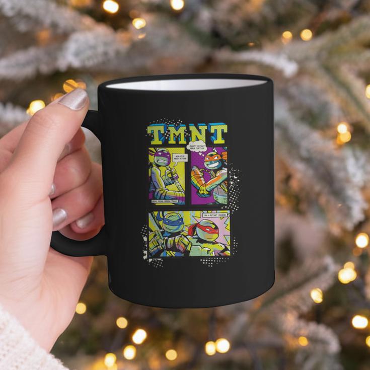 Teenage Mutant Ninja Turtles Retro Neon Comic Book Panels Graphic Print Coffee Mug Teenage Mutant Ninja Turtles Retro Neon Comic Book Panels Graphic Print Coffee Mug