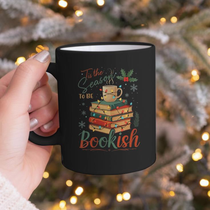 Tis The Season To Be Bookish Christmas Seasons Book Readings Graphic Print Coffee Mug