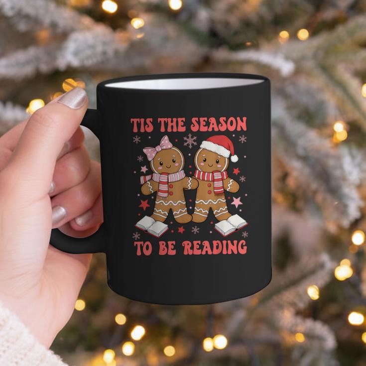 Tis The Season Reading Christmas Shirt Book Lovers Teacher Graphic Print Coffee Mug