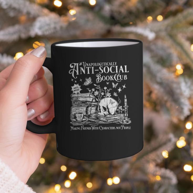 Unapologetically Anti Social Book Club Introvert Reader Graphic Print Coffee Mug