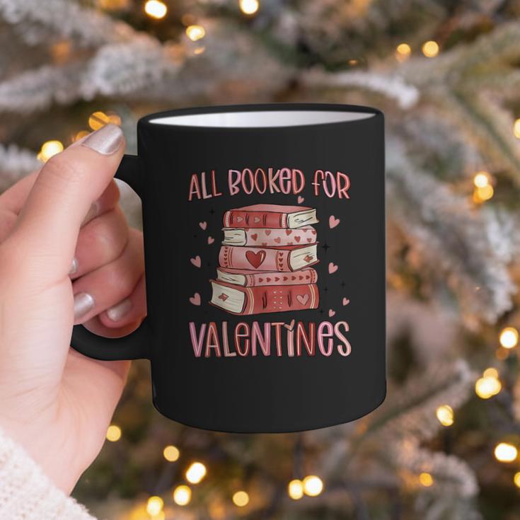 Valentines All Booked For Valentines Book Lovers Teacher Kid Graphic Print Coffee Mug
