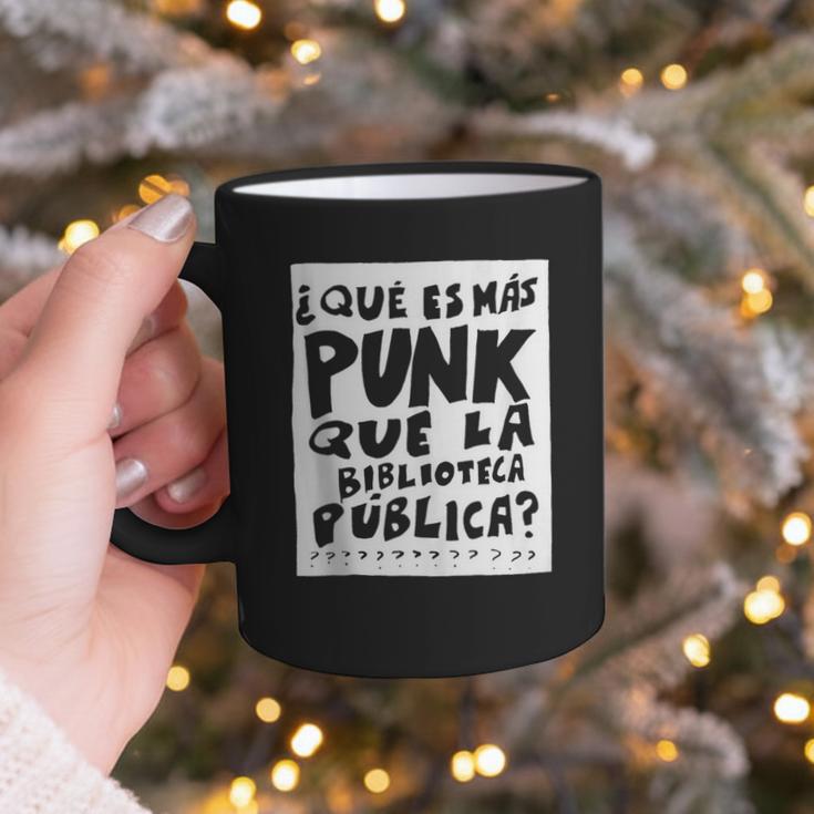 What's More Punk Than The Public Library Book Lover Graphic Print Coffee Mug What's More Punk Than The Public Library Book Lover Graphic Print Coffee Mug