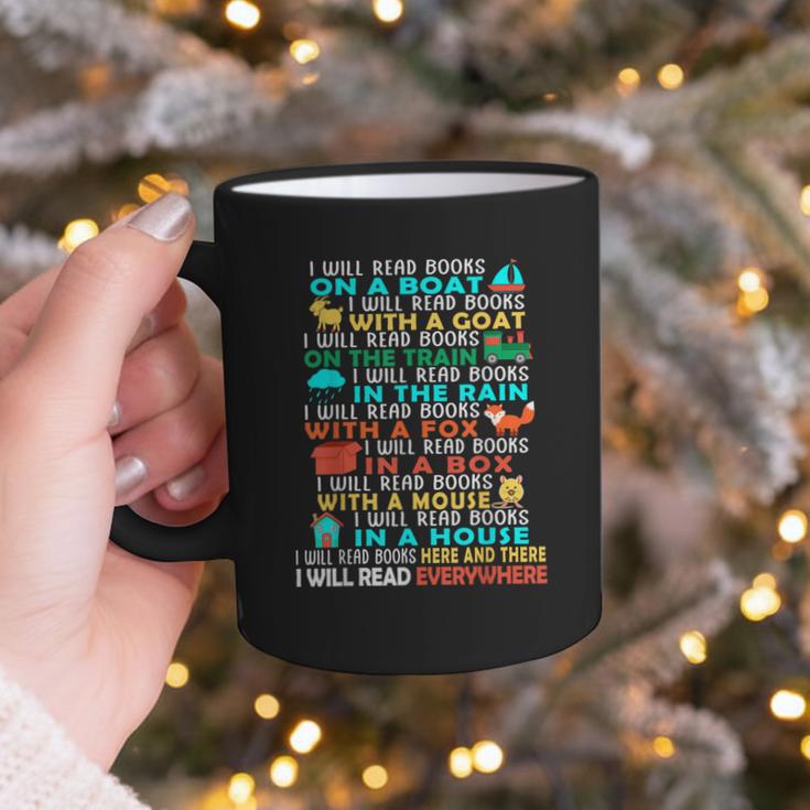 I Will Read Books On A Boat Kids Reading Read Books Graphic Print Coffee Mug