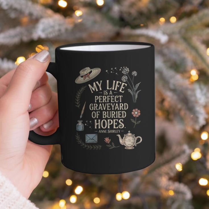 Women's Dramatic Book Lover Quote Graphic Print Coffee Mug