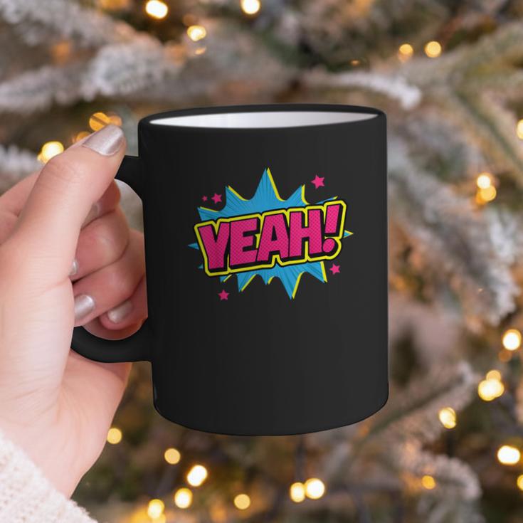 Yeah Comic Comic Book Graphic Graphic Print Coffee Mug Yeah Comic Comic Book Graphic Graphic Print Coffee Mug