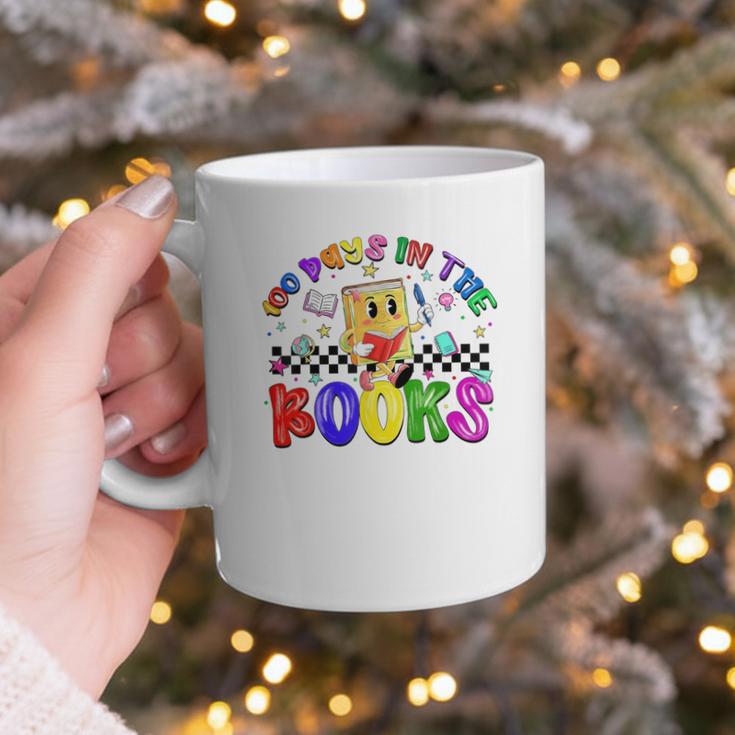 100 Days In The Book Fun 100 Days Of School Boy Girl Teacher Graphic Print Coffee Mug 100 Days In The Book Fun 100 Days Of School Boy Girl Teacher Graphic Print Coffee Mug