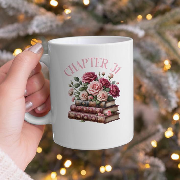 31st Birthday Chapter 31 Birthday Shirt Women Book Lover Graphic Print Coffee Mug