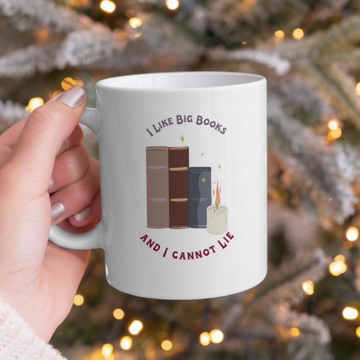 I Like Big Books Bookworm Tee Graphic Print Coffee Mug