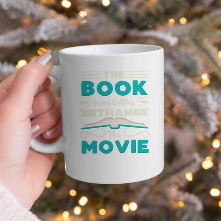 The Book Was Better Than The Movie Literary Library Bookworm Premium Tri-Blend Graphic Print Coffee Mug The Book Was Better Than The Movie Literary Library Bookworm Premium Tri-Blend Graphic Print Coffee Mug