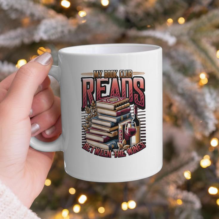 My Book Club Reads Between The Wines Book Club Reading Graphic Print Coffee Mug