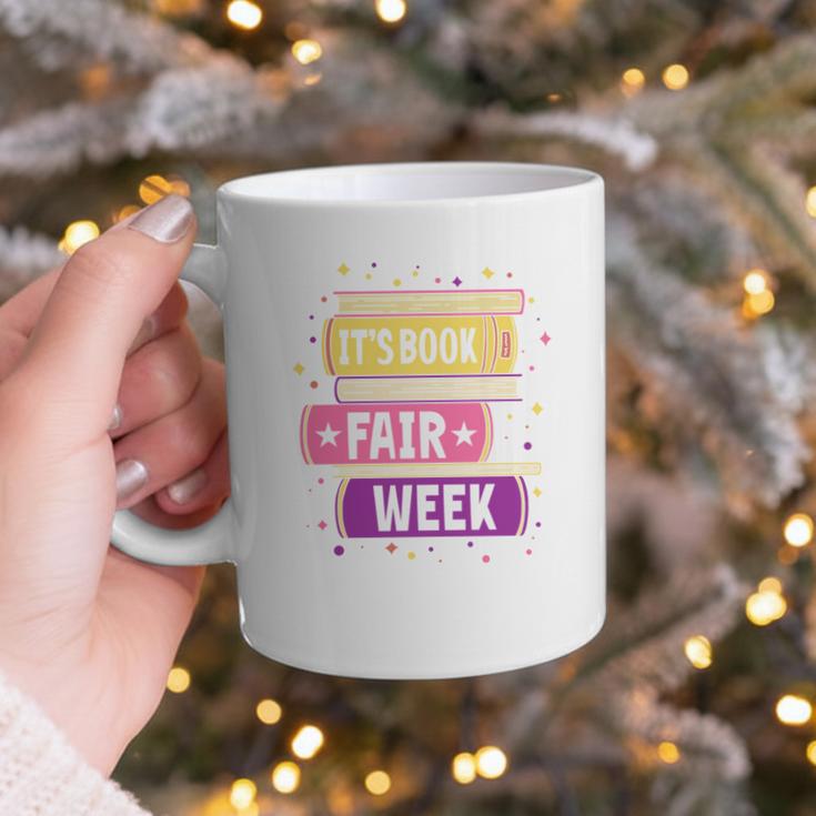 Book Fair Bookworm Library Its Book Fair Week Graphic Print Coffee Mug