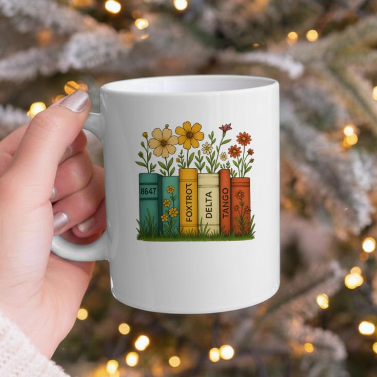Book Flower 8647 Foxtrots Deltas Tangos Graphic Print Coffee Mug Book Flower 8647 Foxtrots Deltas Tangos Graphic Print Coffee Mug