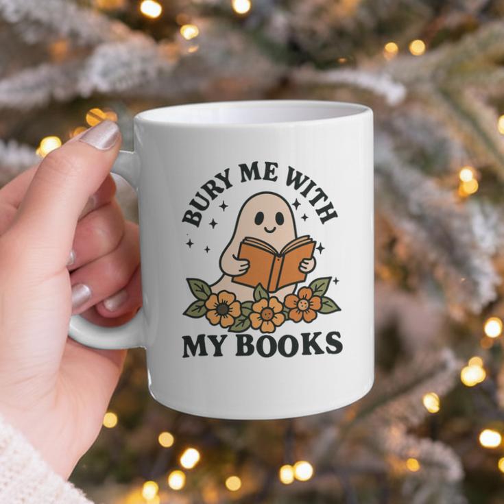 Bury Me With My Books Ghost Tee Graphic Print Coffee Mug