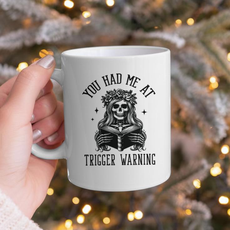 Buy Me Books And Tell Me To STFUATTDLAGG Outfits Spicy Smutty Book Reader You Had Me At Trigger Warning Graphic Print Coffee Mug Buy Me Books And Tell Me To STFUATTDLAGG Outfits Spicy Smutty Book Reader You Had Me At Trigger Warning Graphic Print Coffee Mug