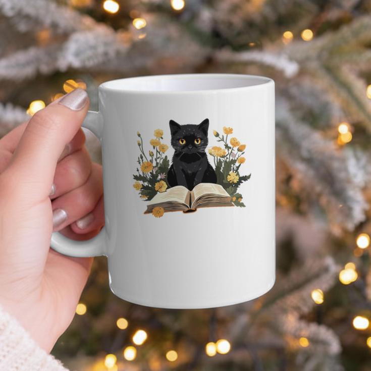 Cat Shirts For Women Book Lover Shirt Cute Cat And Book Premium Tri-Blend Graphic Print Coffee Mug