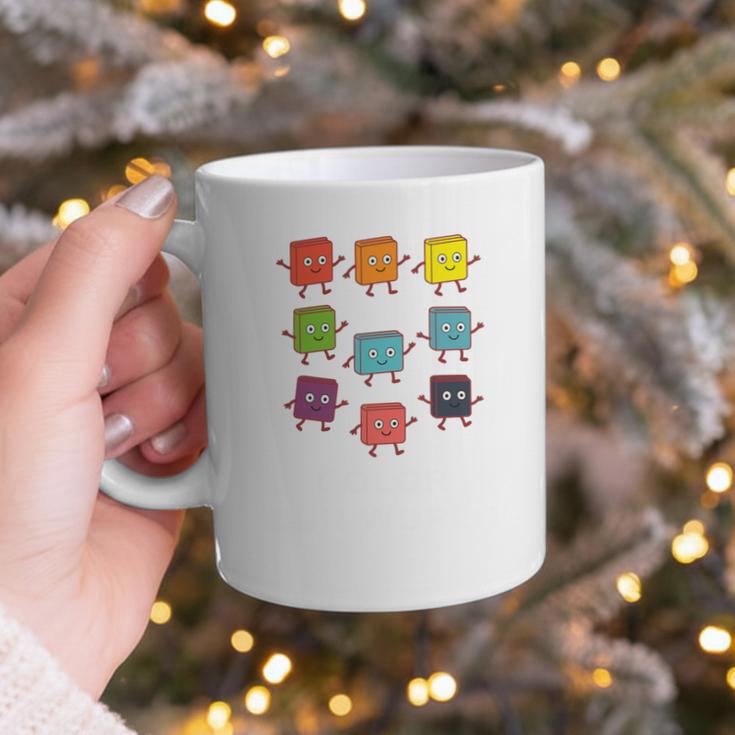 Color Our World Book Lover Reading Bookworm Reader Graphic Print Coffee Mug